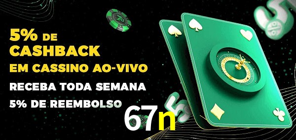Promoções do cassino ao Vivo 67n